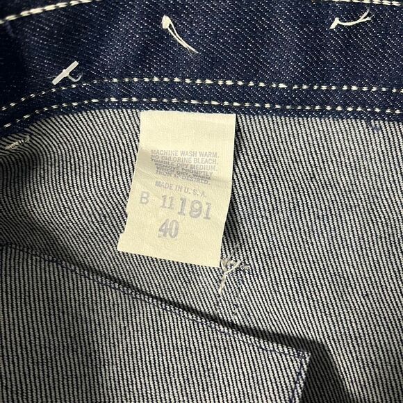 Size 40 Vintage Pizzazz Flare Bottom Jeans - Picture 2 of 7